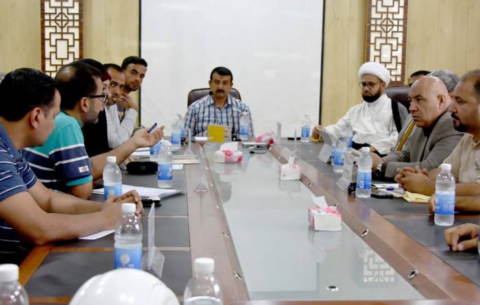 الاجتماع الدوري حول مشروع الإعمار والتوسعة.