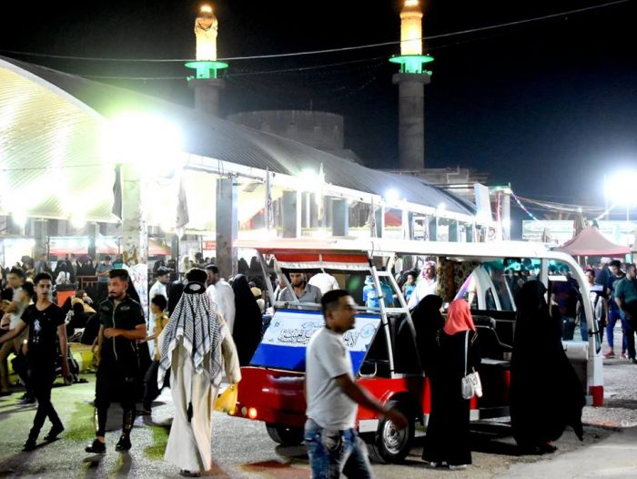 شعبة الاليات في مرقد العلويَّة الطاهرة السيدة شريفة بنتُ الإمام الحسن المجتبى (عليهما السلام) .