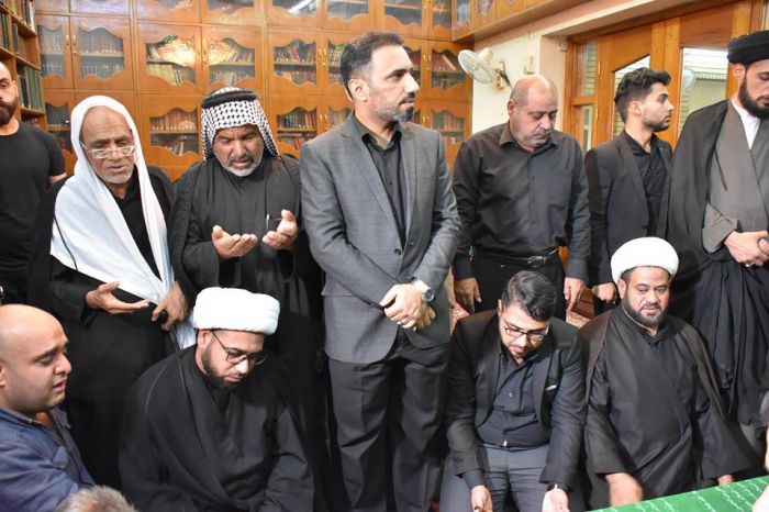jتشييع جثمان العلامة السيد محمد علي الحلو (طاب ثراه)