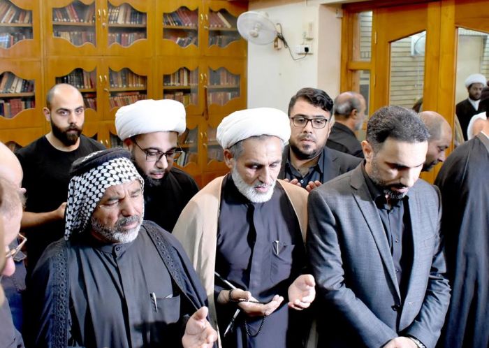 jتشييع جثمان العلامة السيد محمد علي الحلو (طاب ثراه)