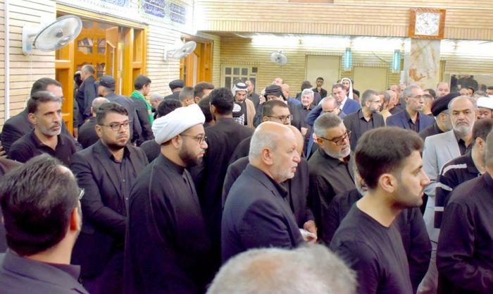 jتشييع جثمان العلامة السيد محمد علي الحلو (طاب ثراه)