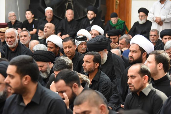jتشييع جثمان العلامة السيد محمد علي الحلو (طاب ثراه)