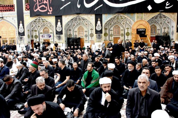 jتشييع جثمان العلامة السيد محمد علي الحلو (طاب ثراه)
