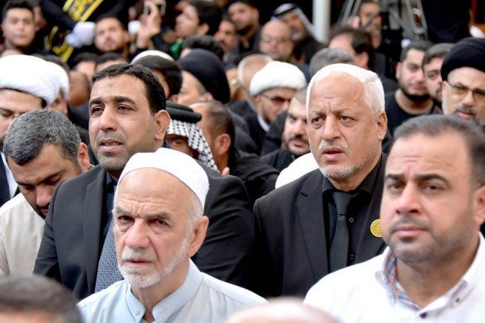 jتشييع جثمان العلامة السيد محمد علي الحلو (طاب ثراه)