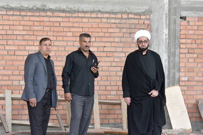 جولة تفقدية للسيد الأمين الخاص في المرقد الشريف.
