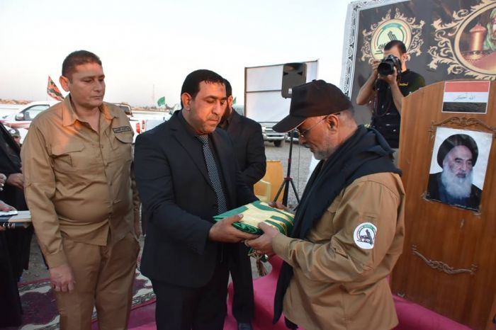 مشاركm الامانة الخاصة في افتتاحية مضيف الامام الحسن المجتبى (ع) الواقع على سدة سامراء .