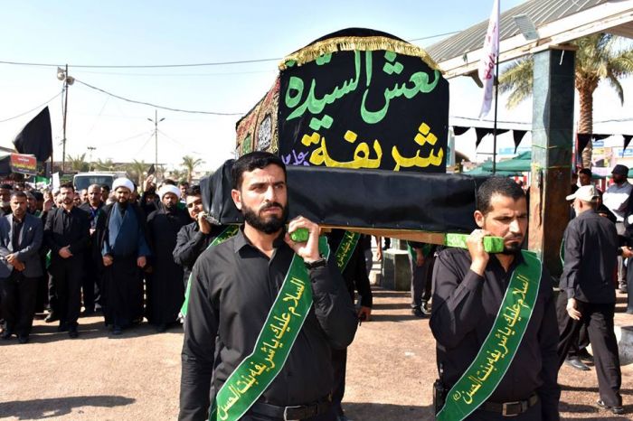ذكرى استشهاد طبيبة المعلولين وقاضية حاجات الطالبين العلوية الشريفة بنت الامام الحسن المجتبى ( ع ) 20 محرم الحرام .