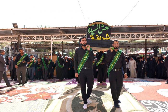 ذكرى استشهاد طبيبة المعلولين وقاضية حاجات الطالبين العلوية الشريفة بنت الامام الحسن المجتبى ( ع ) 20 محرم الحرام .