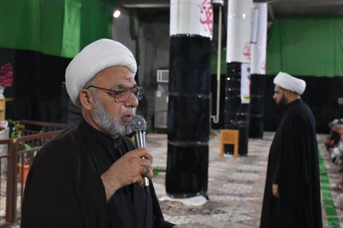 صلاة الجماعة المباركة بإمامة سماحة الشيخ رؤوف الفتلاوي (دام ظلهُ) في مرقد العلوية الشريفة بنت الحسن (ع) .