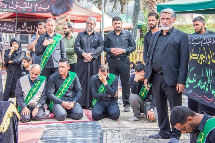 مراسيم تشييع النعش الرمزي للإمام السجاد(ع)