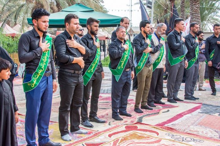 مراسيم تشييع النعش الرمزي للإمام السجاد(ع)