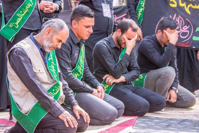 مراسيم تشييع النعش الرمزي للإمام السجاد(ع)