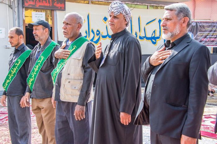 مراسيم تشييع النعش الرمزي للإمام السجاد(ع)