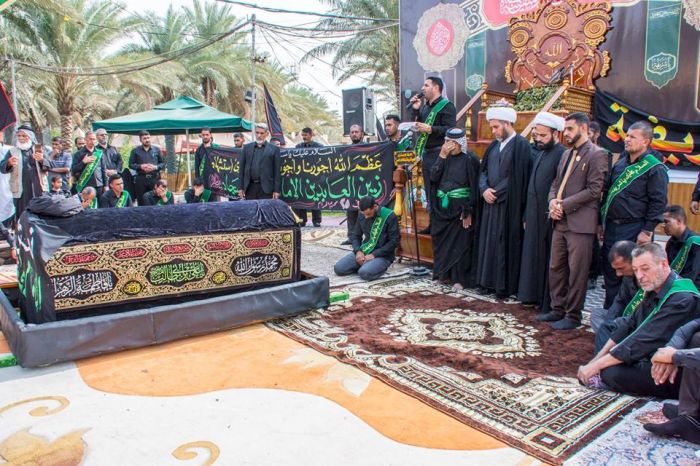 مراسيم تشييع النعش الرمزي للإمام السجاد(ع)