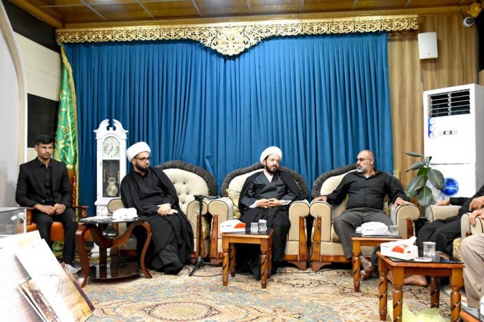 مؤسسة القليل خير من الحرمان الخيرية تكرم الامانة الخاصة لمرقد العلوية الشريفة بنت الامام الحسن (ع)