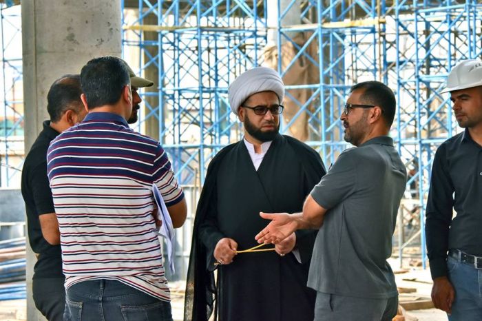 استمرار العمل في الاروقة الامامية وغيرها