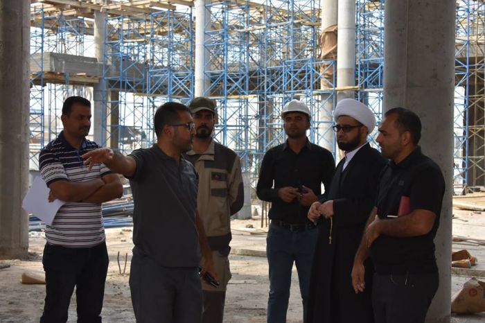 استمرار العمل في الاروقة الامامية وغيرها