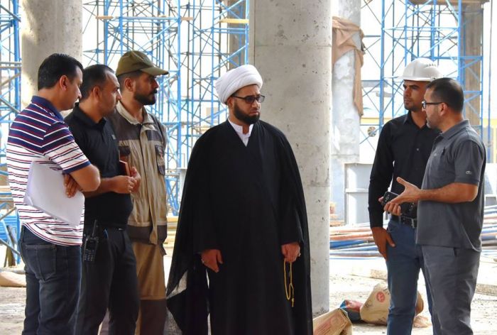 استمرار العمل في الاروقة الامامية وغيرها