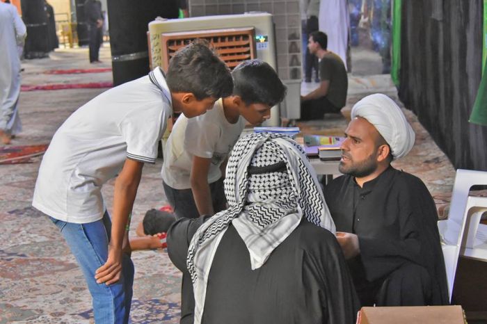 الامانة الخاصة تخصص محطات للإجابة عن الاستفتاءات الشرعية خدمةً لزائري مرقد العلوية شريفة بنت الإمام الحسن (ع)