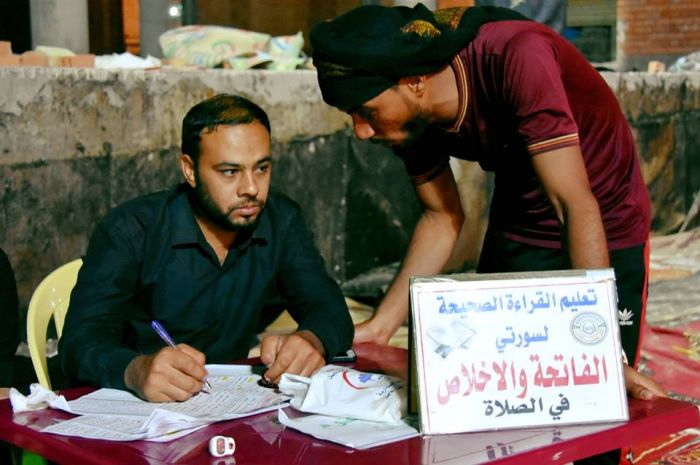 الامانة الخاصة تخصص محطات للإجابة عن الاستفتاءات الشرعية خدمةً لزائري مرقد العلوية شريفة بنت الإمام الحسن (ع)