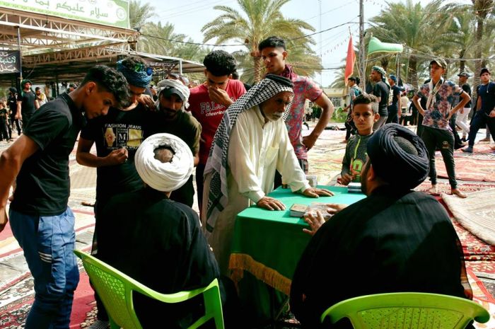 الامانة الخاصة تخصص محطات للإجابة عن الاستفتاءات الشرعية خدمةً لزائري مرقد العلوية شريفة بنت الإمام الحسن (ع)