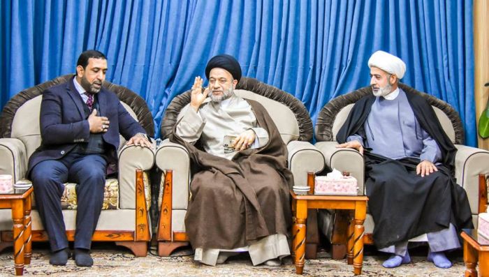 متابعة ميدانية لرئيس ديوان الوقف الشيعي في مرقد العلوية الشريفة بنت الامام الحسن المجتبى (ع)