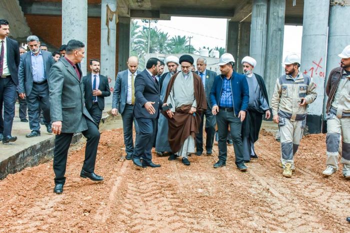 متابعة ميدانية لرئيس ديوان الوقف الشيعي في مرقد العلوية الشريفة بنت الامام الحسن المجتبى (ع)