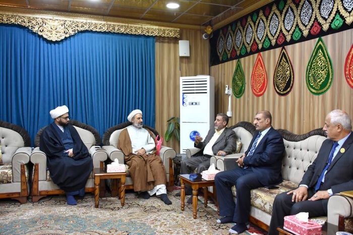 تكريم ضيوف الشيخ رؤوف الفتلاوي