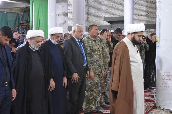 صلاة الجماعة العِبادية في مرقد العلوية الشريفة بنت الإمامُ الحَسن المُجتبى (عليهما السلام )