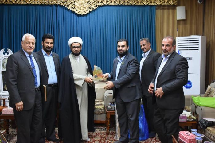 تثميناً للجهود المبذوله والتعاون المستمر بين الامانة الخاصة لمرقد العلوية الشريفة بنت الامام الحسن ( ع ) والحملات والمواكب الحسينية