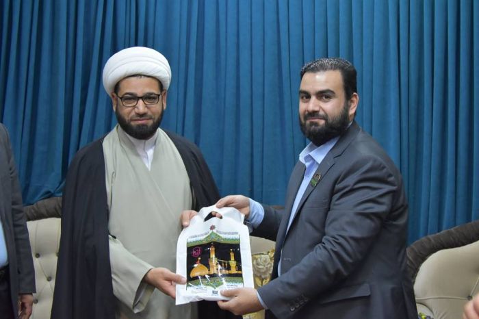 تثميناً للجهود المبذوله والتعاون المستمر بين الامانة الخاصة لمرقد العلوية الشريفة بنت الامام الحسن ( ع ) والحملات والمواكب الحسينية