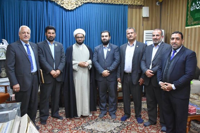تثميناً للجهود المبذوله والتعاون المستمر بين الامانة الخاصة لمرقد العلوية الشريفة بنت الامام الحسن ( ع ) والحملات والمواكب الحسينية