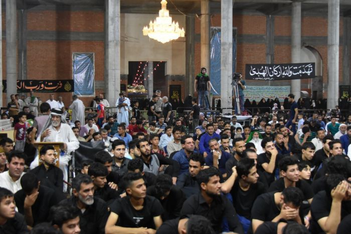 احيت الامانة الخاصة لمزار العلوية الطاهرة الشريفة بنت الامام الحسن المجتبى (عليهما السلام) ذكرى جرح الامام علي بن أبي طالب (عليه السلام)