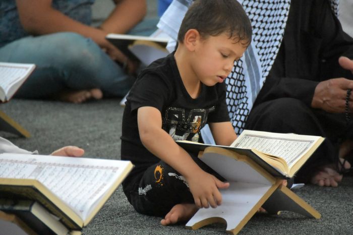 أستمرار الختمة القرأنية المرتلة المباركة في مرقد العلوية الشريفة بنت الامام الحسن (عليهما السلام)