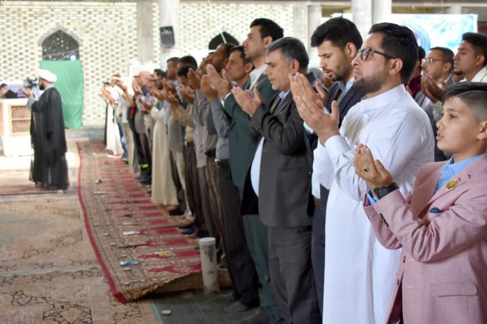 صلاة عيد الفطر المبارك بإمامة سماحة الشيخ