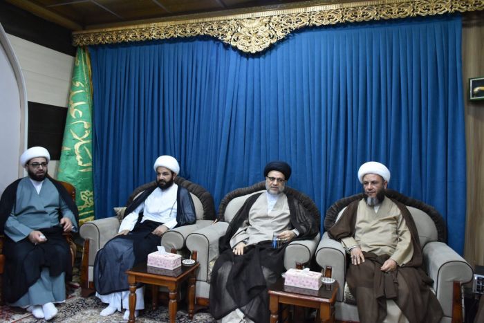 رئيس ديوان الوقف الشيعي تشرف بزيارة العلوية الشريفة بنت الامام الحسن المجتبى (عليهما السلام)