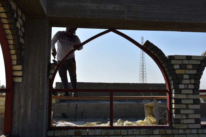 الحركة العمرانية في المرقد الطاهر جارية على قدم وساق