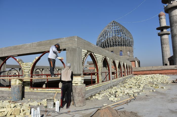 الحركة العمرانية في المرقد الطاهر جارية على قدم وساق