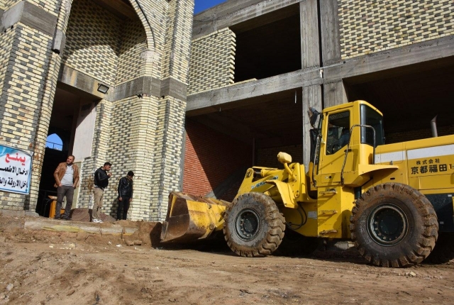 الامانة الخاصة لمرقد الشريفة بنت الحسن المجتبى مستمرة بأعمالها العمرانية داخل المرقد الشريف