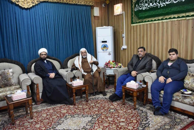 النساب الشيخ عباس الدجيلي في رحاب العلوية الشريفة بنت الحسن المجتبى (ع)