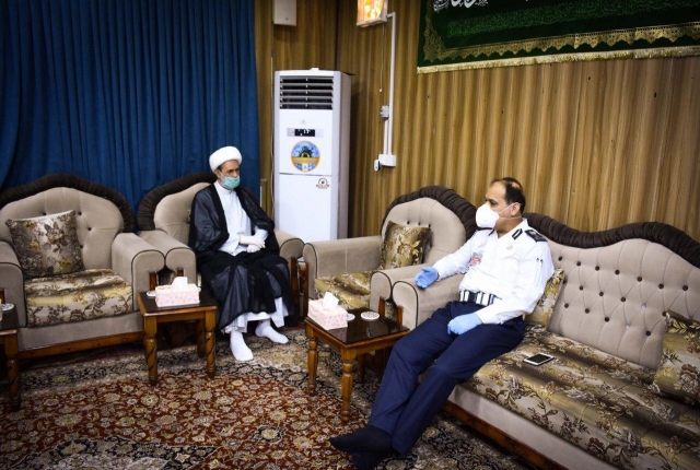 الشخصيات الدينية والاجتماعية تتوافد إلى الأمانة الخاصة لمزار العلوية الشريفة (ع)