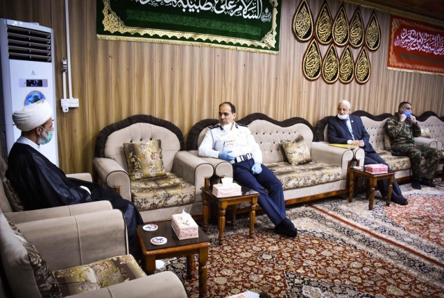 الشخصيات الدينية والاجتماعية تتوافد إلى الأمانة الخاصة لمزار العلوية الشريفة (ع)