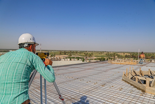 عجلة الاعمار في مرقد العلوية الشريفة بنت الامام الحسن المجتبى (ع)مستمرة على قدم وساق
