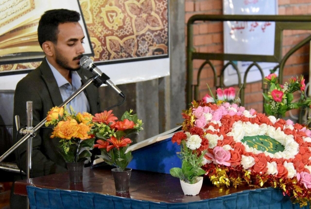 #ضمن_فعاليات_عيد_الغدير الاغر أقامت الامانة الخاصة لمزار الشريفة بنت الامام الحسن المجتبى (ع) محفلا قرانيا وسط اجواء ايمانية مباركة.