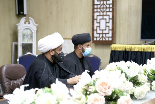 الجابري يلتقي بطلبة العلوم الدينية ويوعز بنشر محطات توعوية لنشر فكر ال البيت الاطهار (ع)