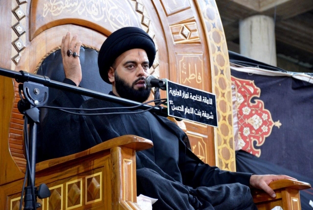 أمانة مزار الشريفة بنت الحسن المجتبى تحيى وفاة الرسول الاعظم داخل اروقة المرقد الشريف