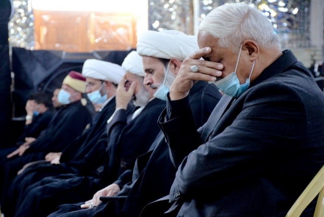أمانة مزار الشريفة بنت الحسن المجتبى تحيى وفاة الرسول الاعظم داخل اروقة المرقد الشريف