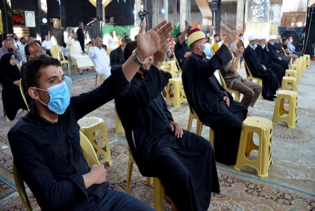 أمانة مزار الشريفة بنت الحسن المجتبى تحيى وفاة الرسول الاعظم داخل اروقة المرقد الشريف