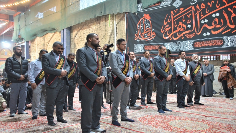 خدام السيدة الشريفة (عليها السلام) يحيون ذكرى وفاة القاسم بن الإمام الكاظم (عليهما السلام)