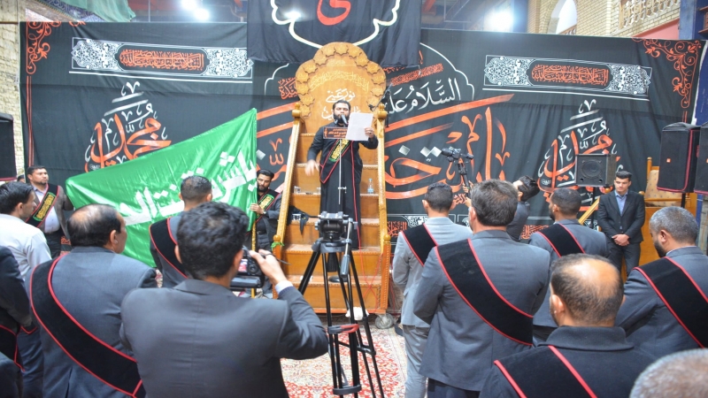 خدام السيدة الشريفة (عليها السلام) يحيون ذكرى وفاة القاسم بن الإمام الكاظم (عليهما السلام)